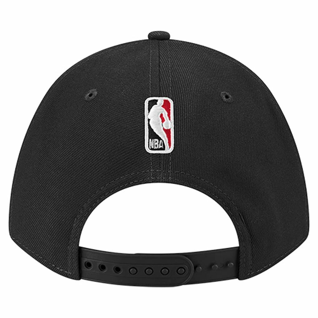 Chicago Bulls 9FORTY Stock M-Crown Adjustable Hat - Black cheap