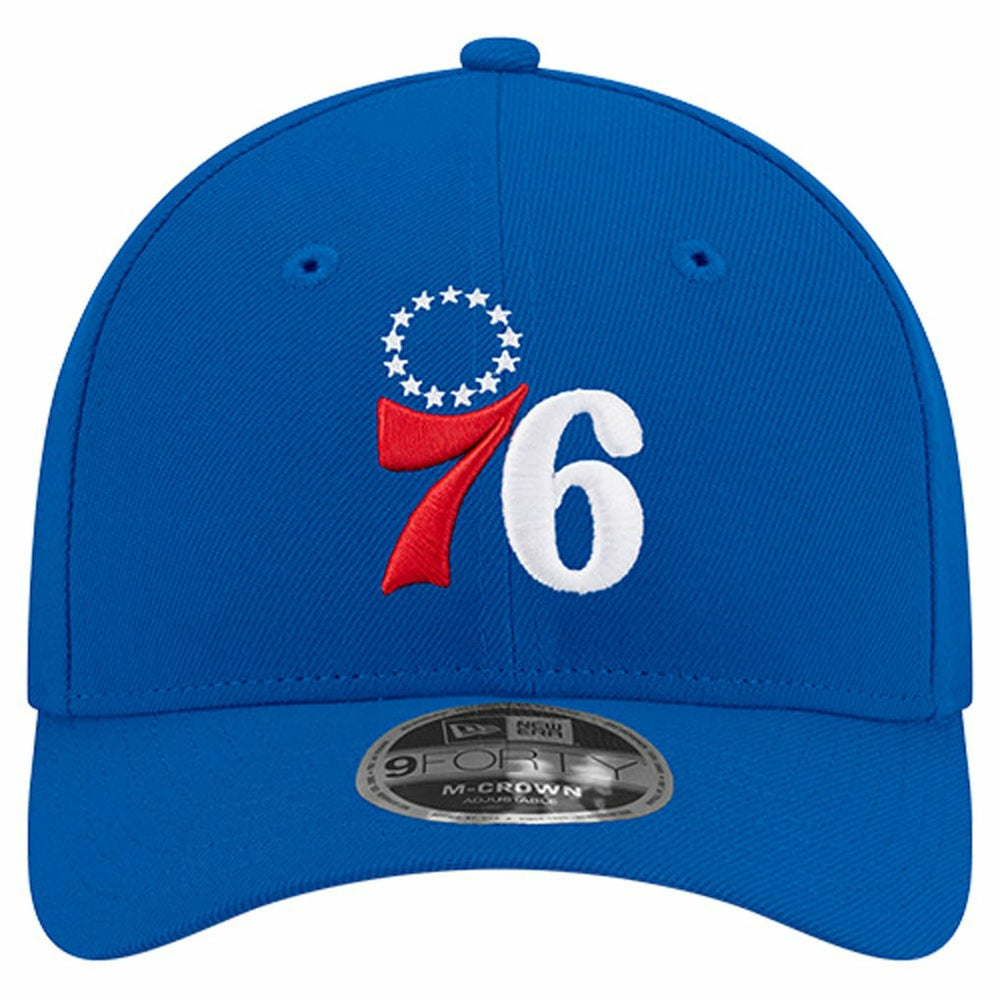 Philadelphia 76ers 9FORTY Stock M-Crown Adjustable Hat - Royal on sale