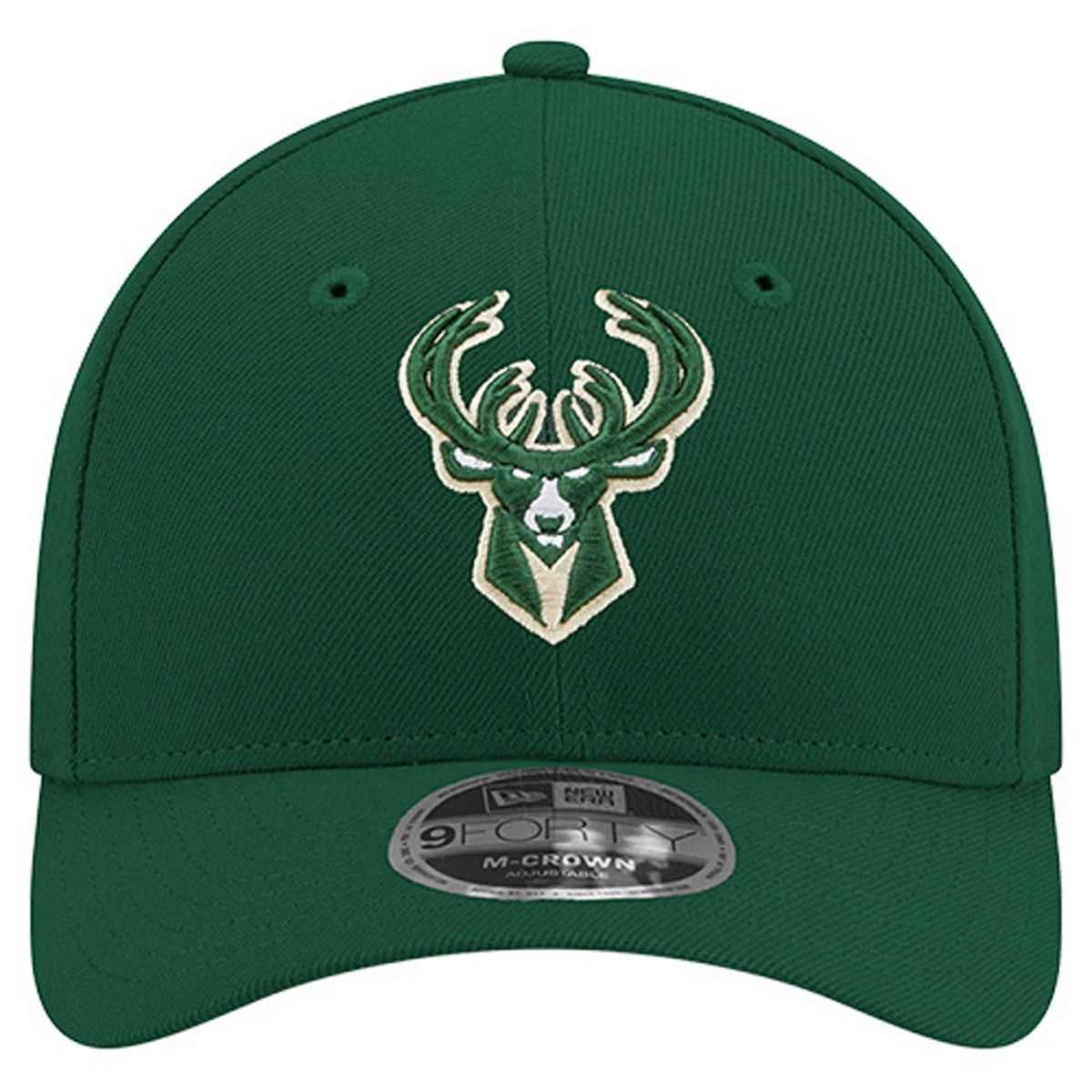 Milwaukee Bucks 9FORTY Stock M-Crown Adjustable Hat - Hunter Green shop