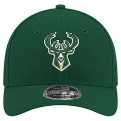 Milwaukee Bucks 9FORTY Stock M-Crown Adjustable Hat - Hunter Green shop