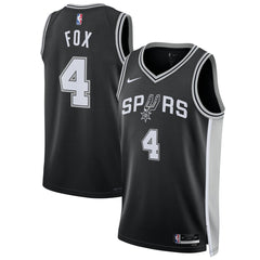 De'Aaron Fox San Antonio Spurs Unisex Swingman Player Jersey - Icon Edition - Black on sale