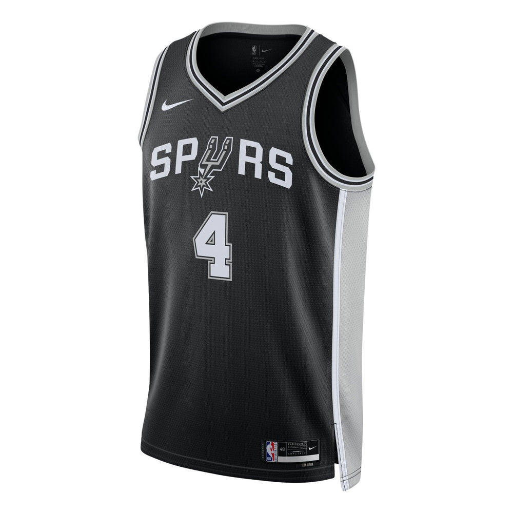 De'Aaron Fox San Antonio Spurs Unisex Swingman Player Jersey - Icon Edition - Black on sale