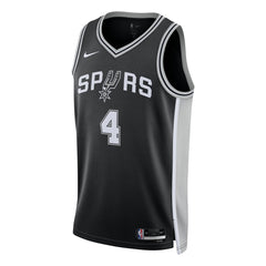 De'Aaron Fox San Antonio Spurs Unisex Swingman Player Jersey - Icon Edition - Black on sale