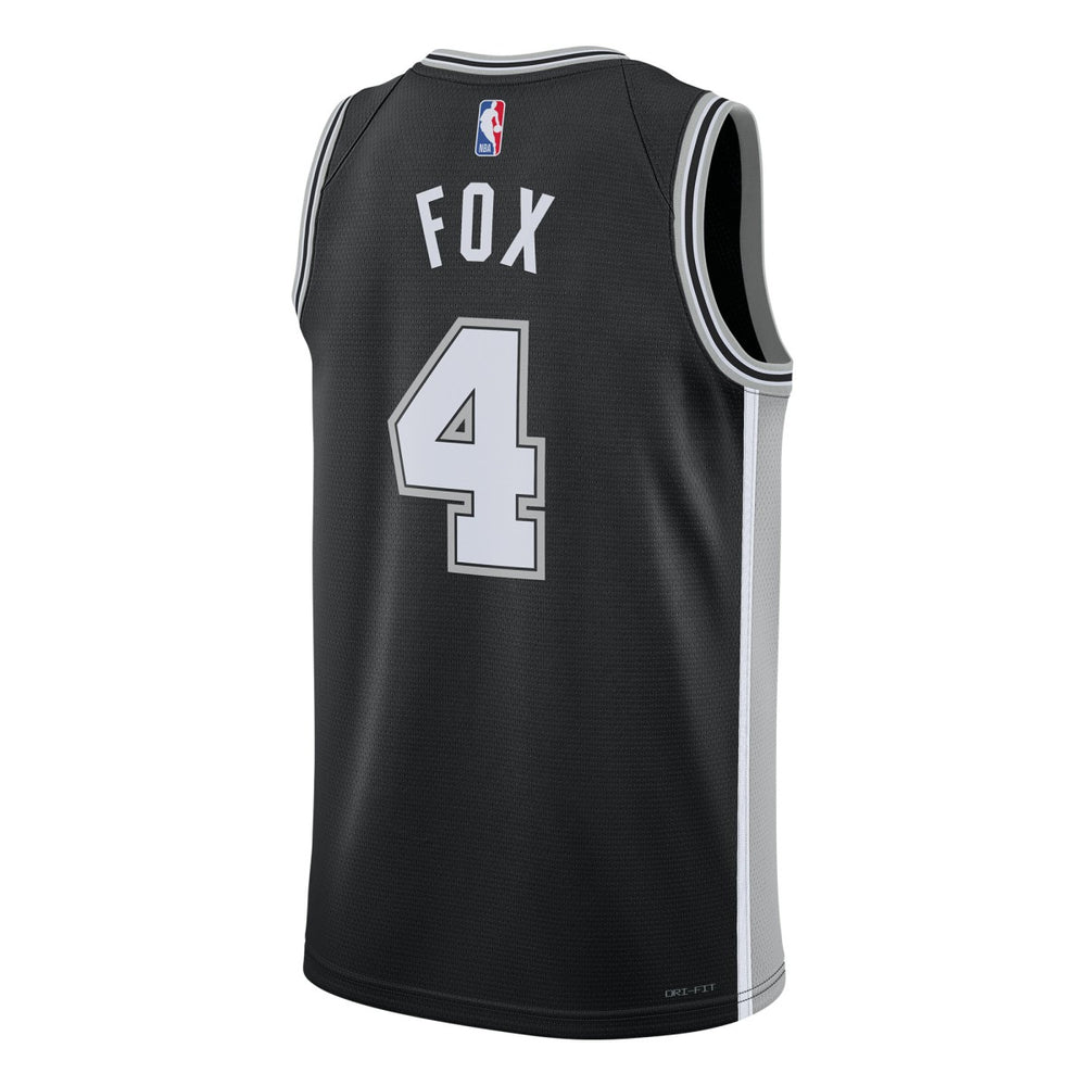 De'Aaron Fox San Antonio Spurs Unisex Swingman Player Jersey - Icon Edition - Black on sale