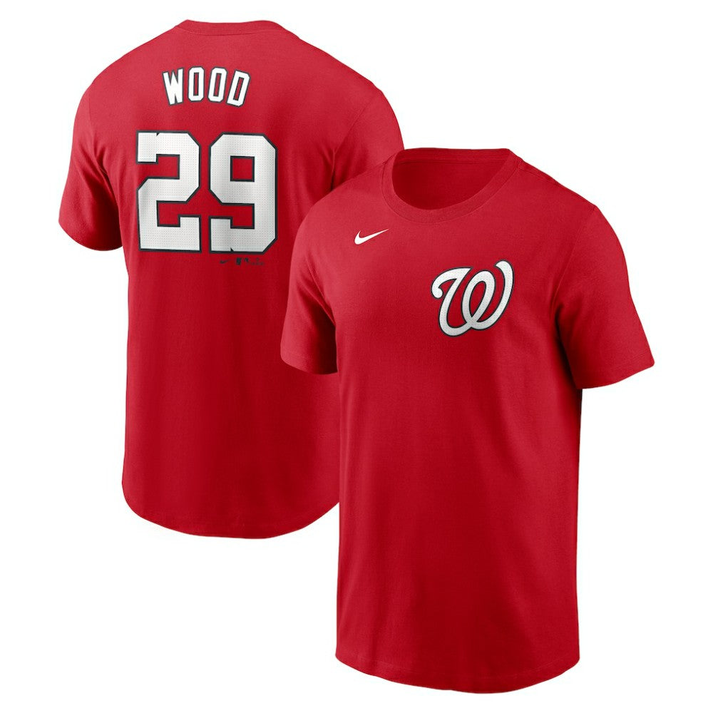 James Wood Washington Nationals Fuse Name & Number T-Shirt Red