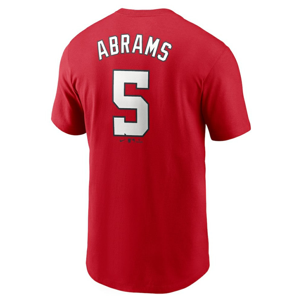 CJ Abrams Washington Nationals Fuse Name & Number T-Shirt Red