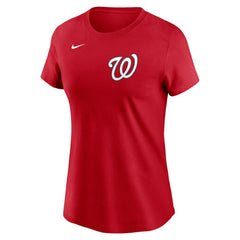 Dylan Crews Washington Nationals Women's Cooperstown Collection Fuse Name & Number T-Shirt Red