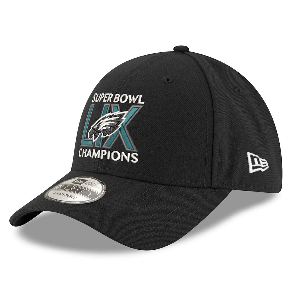 Philadelphia Eagles New Era Super Bowl LIX Champions 9FORTY Adjustable Hat - Black online