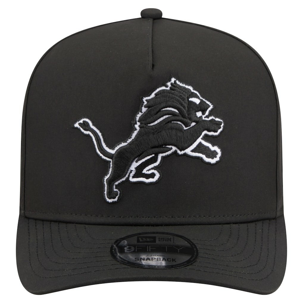 Detroit Lions New Era Gore-Tex A-Frame 9FIFTY Adjustable Hat - Black cheap