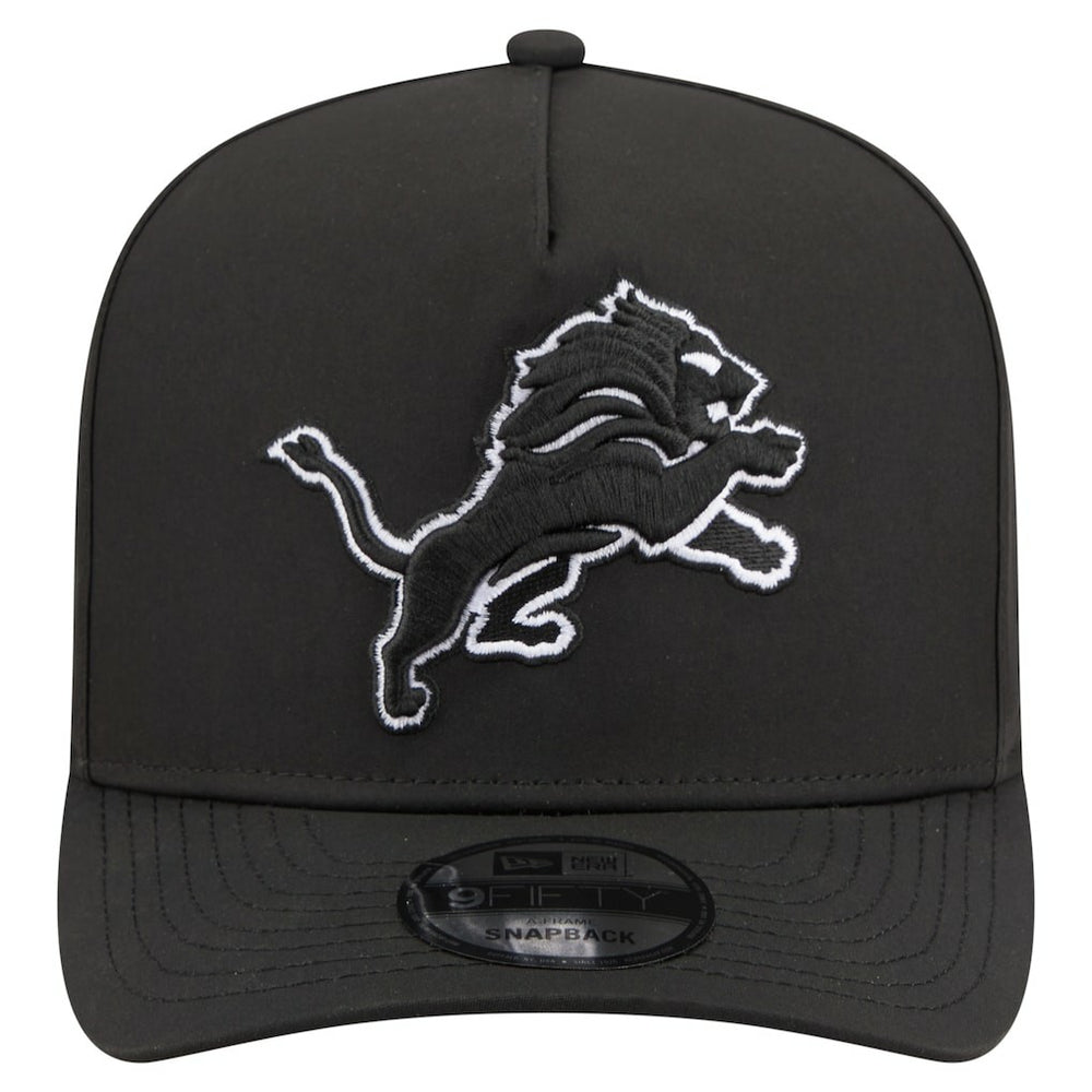 Detroit Lions New Era Gore-Tex A-Frame 9FIFTY Adjustable Hat - Black cheap
