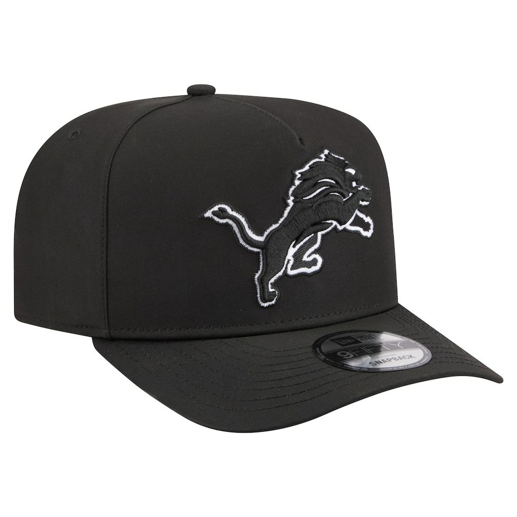 Detroit Lions New Era Gore-Tex A-Frame 9FIFTY Adjustable Hat - Black cheap