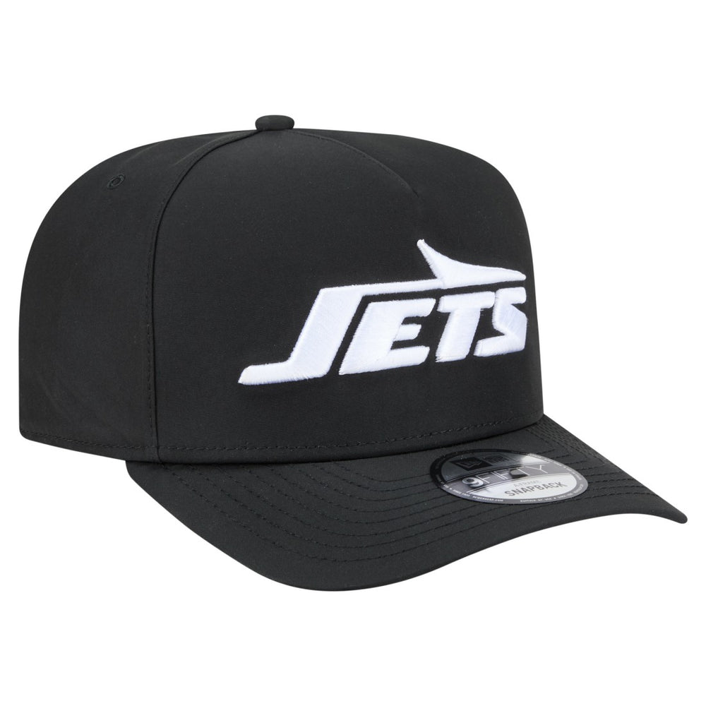 New York Jets New Era Gore-Tex A-Frame 9FIFTY Adjustable Hat - Black for sale