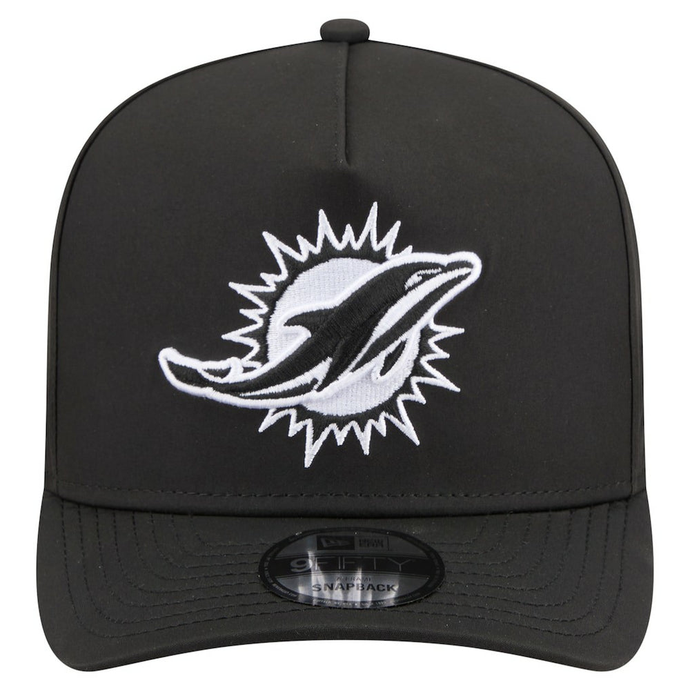 Miami Dolphins New Era Gore-Tex A-Frame 9FIFTY Adjustable Hat - Black discount