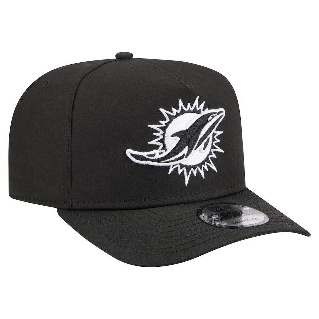 Miami Dolphins New Era Gore-Tex A-Frame 9FIFTY Adjustable Hat - Black discount