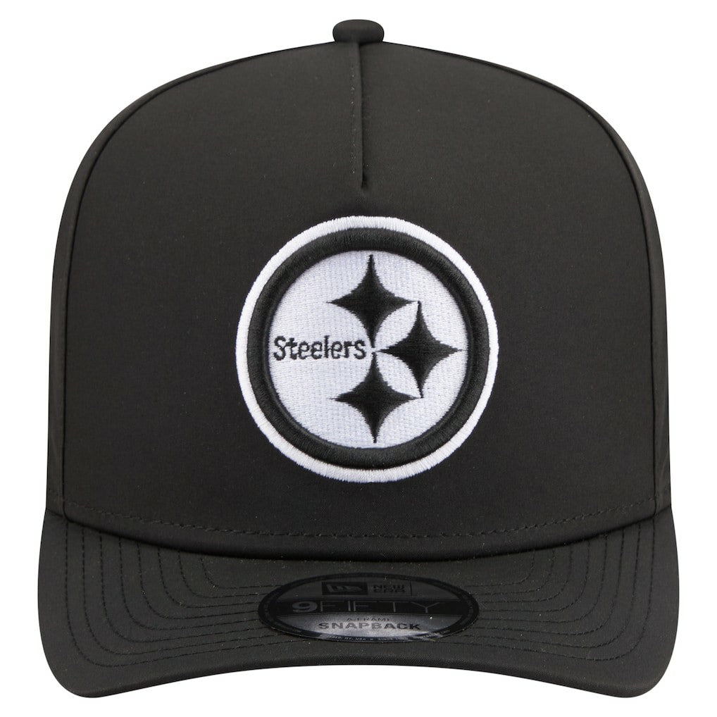 Pittsburgh Steelers New Era Gore-Tex A-Frame 9FIFTY Adjustable Hat - Black outlet