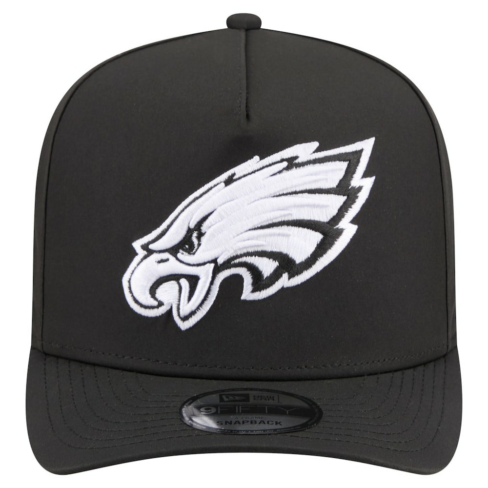Philadelphia Eagles New Era Gore-Tex A-Frame 9FIFTY Adjustable Hat - Black discount