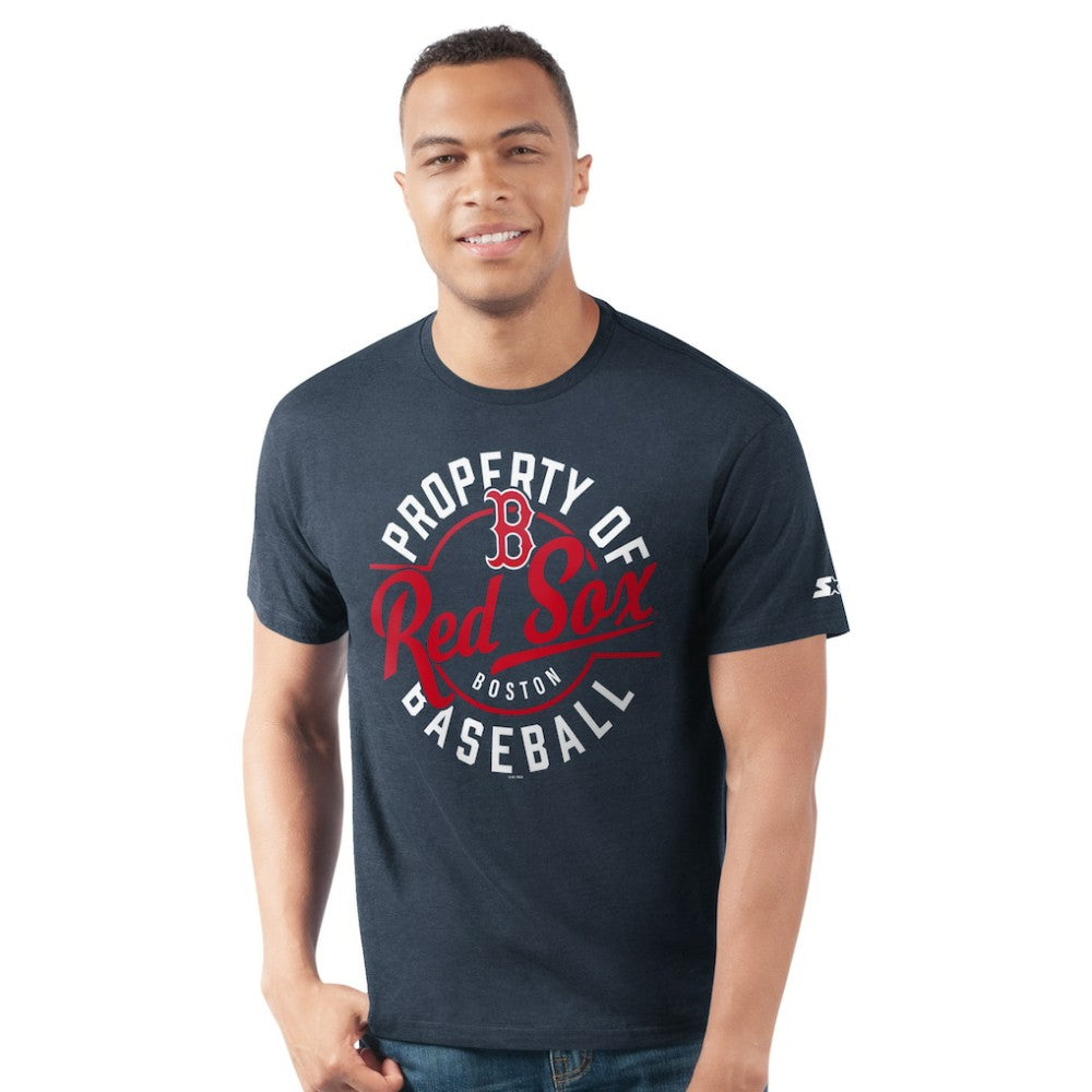 Boston Red Sox Starter Prime Time Property Of T-Shirt Navy