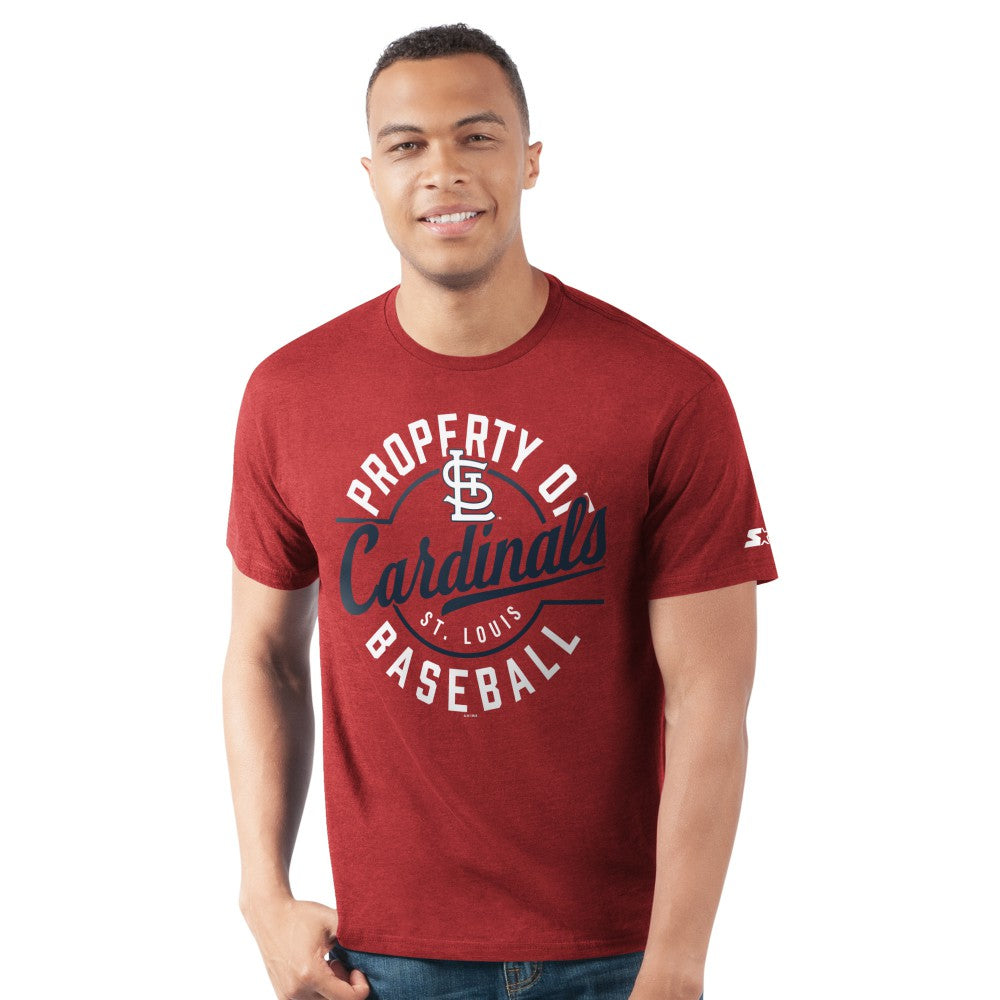 St. Louis Cardinals Starter Prime Time Property Of T-Shirt Red