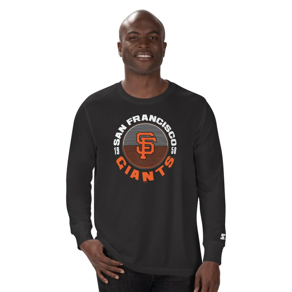 San Francisco Giants Starter Halftime Long Sleeve T-Shirt Black