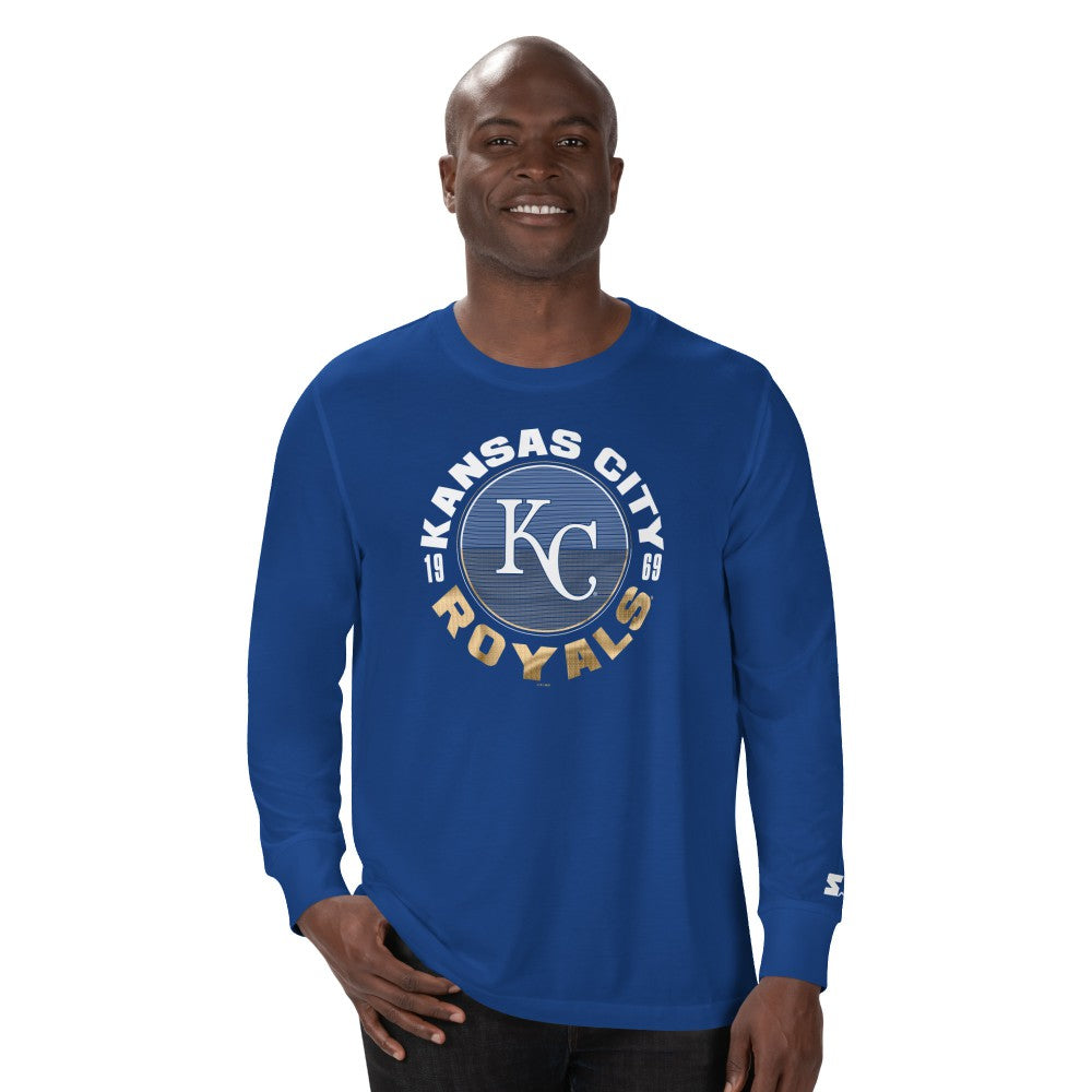 Kansas City Royals Starter Halftime Long Sleeve T-Shirt Royal