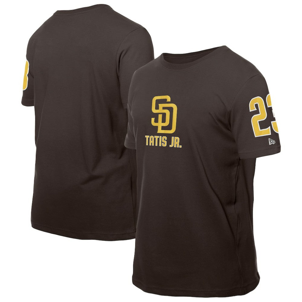 Fernando Tatis Jr. San Diego Padres Design Lab Name & Number T-Shirt Brown