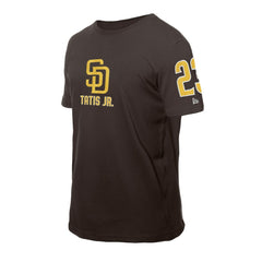 Fernando Tatis Jr. San Diego Padres Design Lab Name & Number T-Shirt Brown