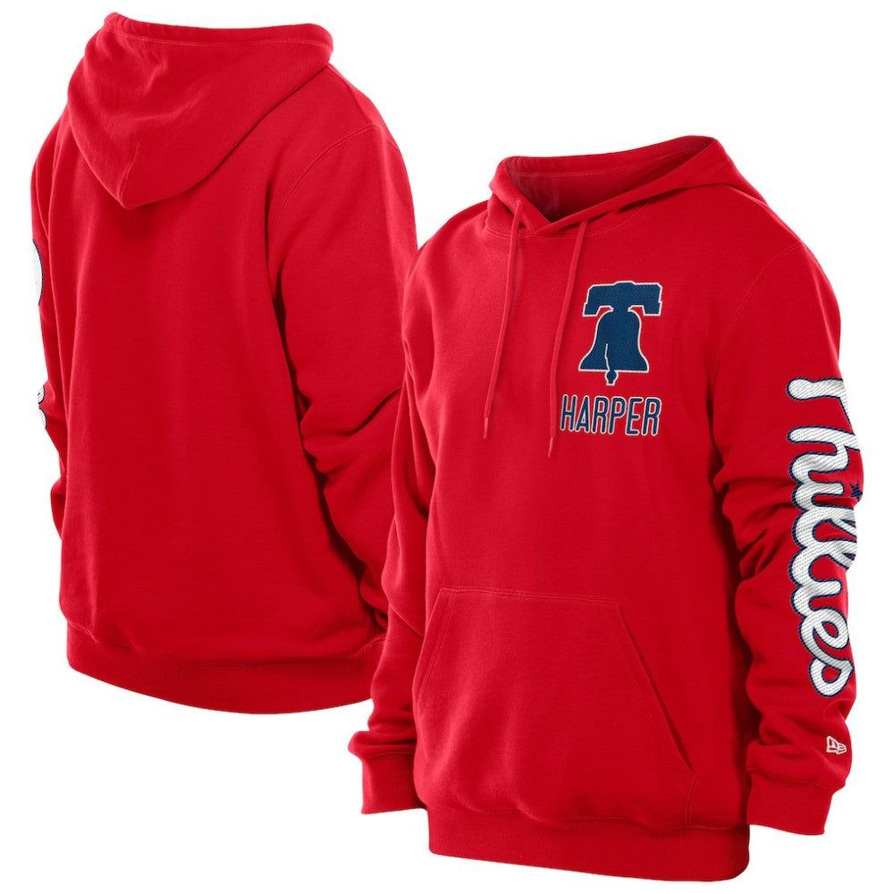 Bryce Harper Philadelphia Phillies Design Lab Pullover Hoodie Red