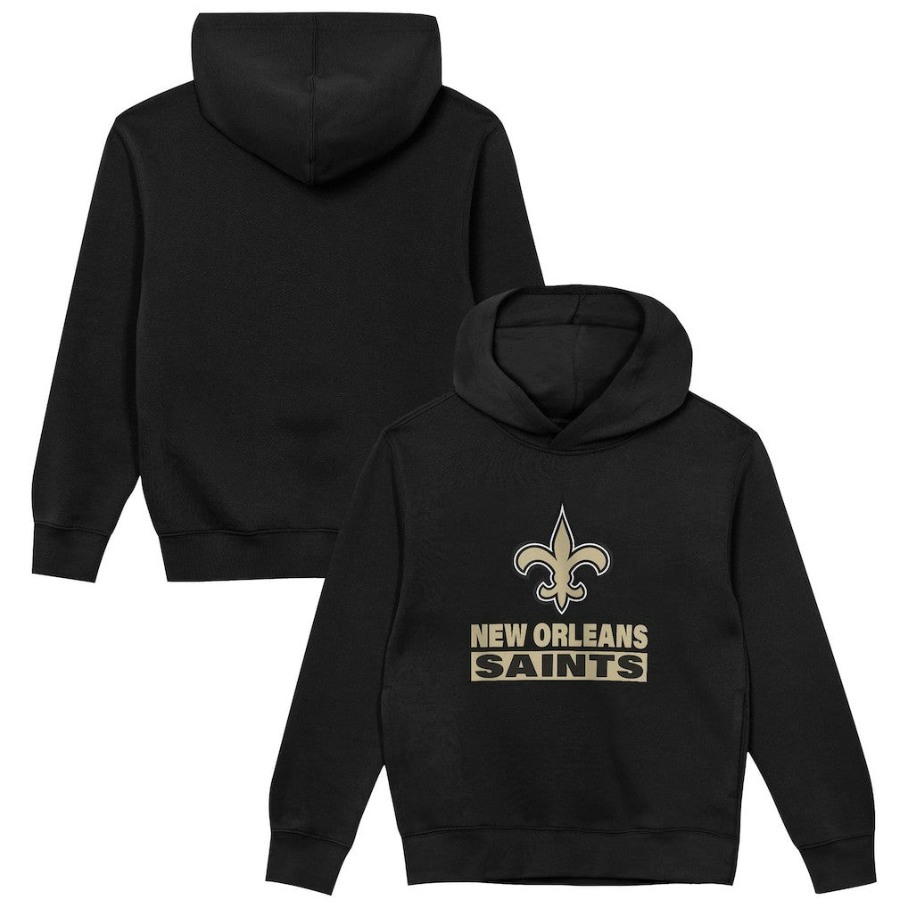 New Orleans Saints Outerstuff Preschool Back to Basics Hoodie - Black outlet