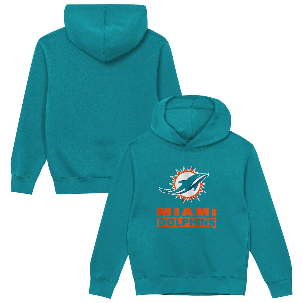 Miami Dolphins Outerstuff Preschool Back to Basics Hoodie - Aqua for sale
