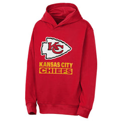 Kansas City Chiefs Outerstuff Youth Back to Basics Hoodie - Red sale