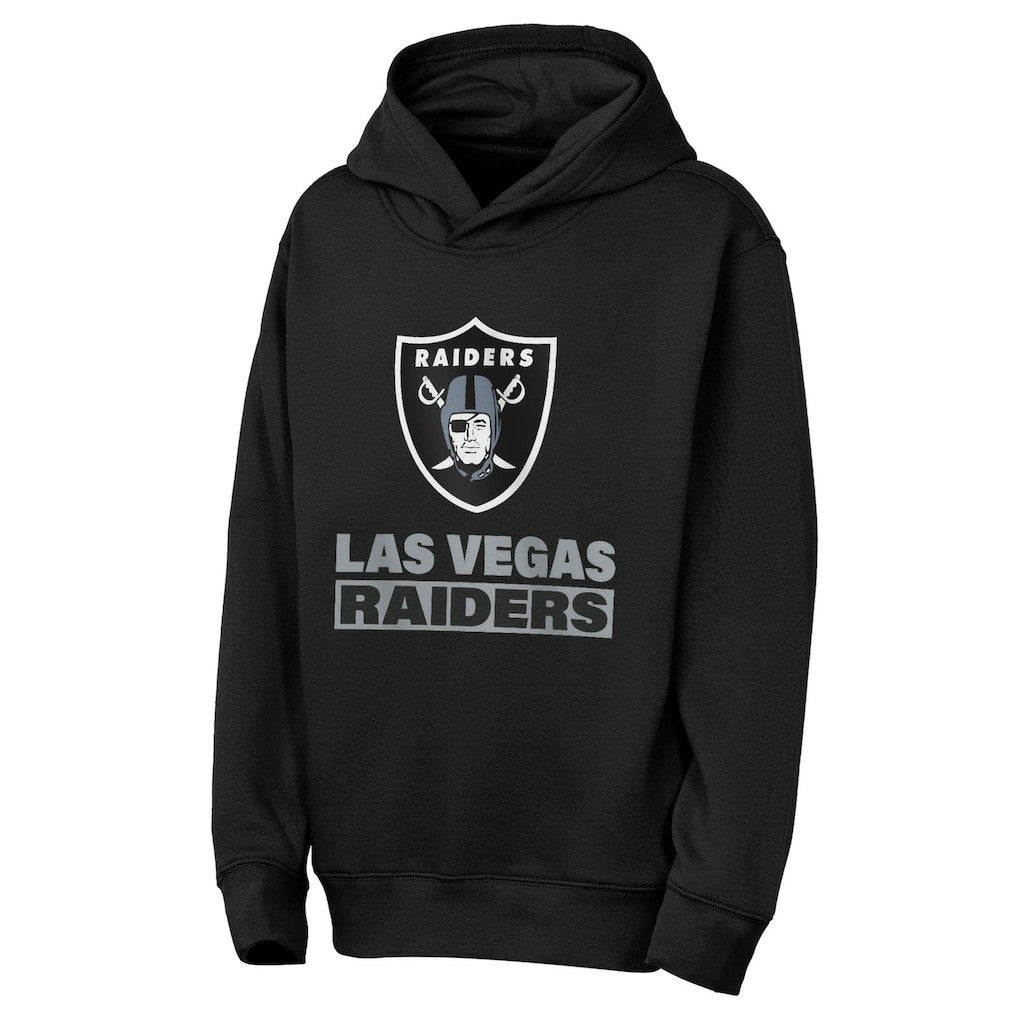 Las Vegas Raiders Outerstuff Youth Back to Basics Hoodie - Black for sale