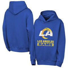 Los Angeles Rams Outerstuff Youth Back to Basics Hoodie - Royal discount