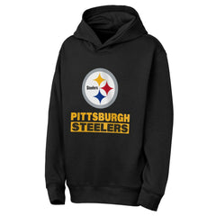 Pittsburgh Steelers Outerstuff Youth Back to Basics Hoodie - Black discount