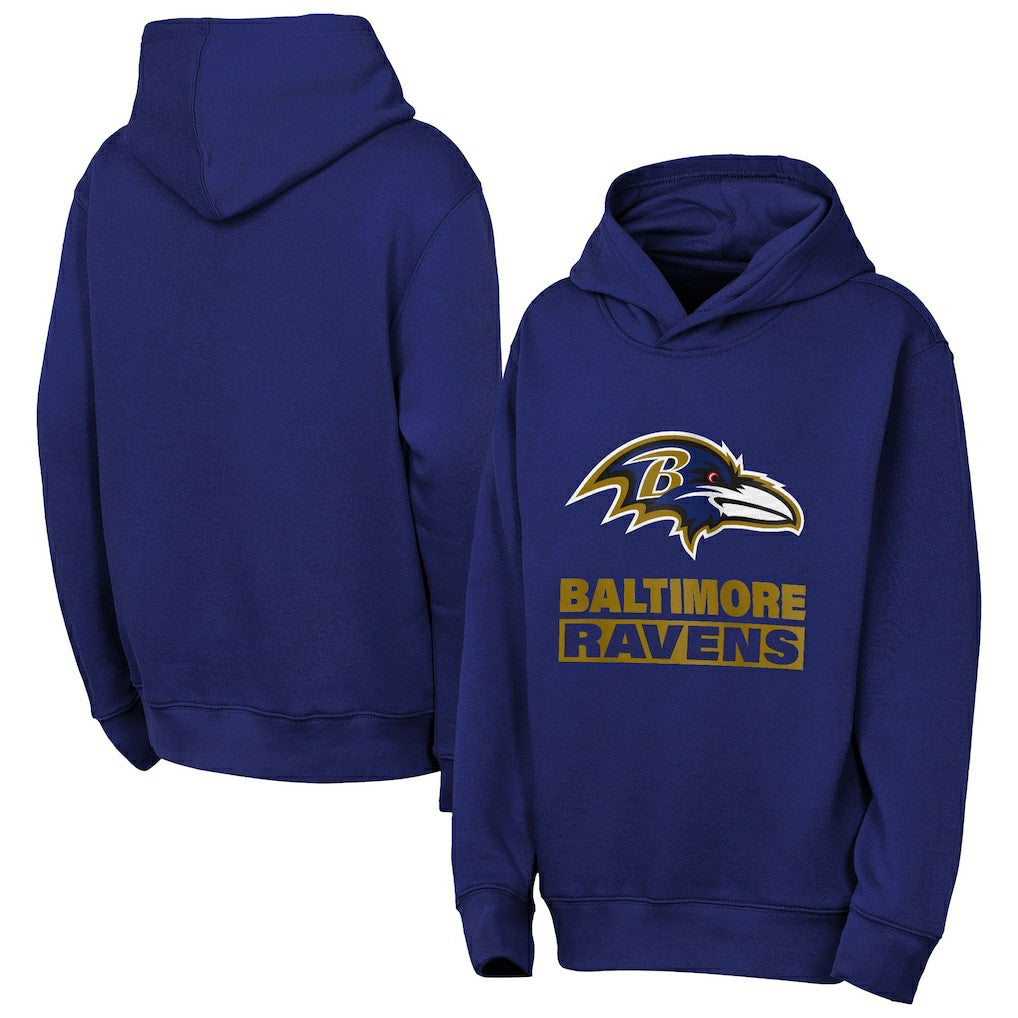 Baltimore Ravens Outerstuff Youth Back to Basics Hoodie - Purple sale