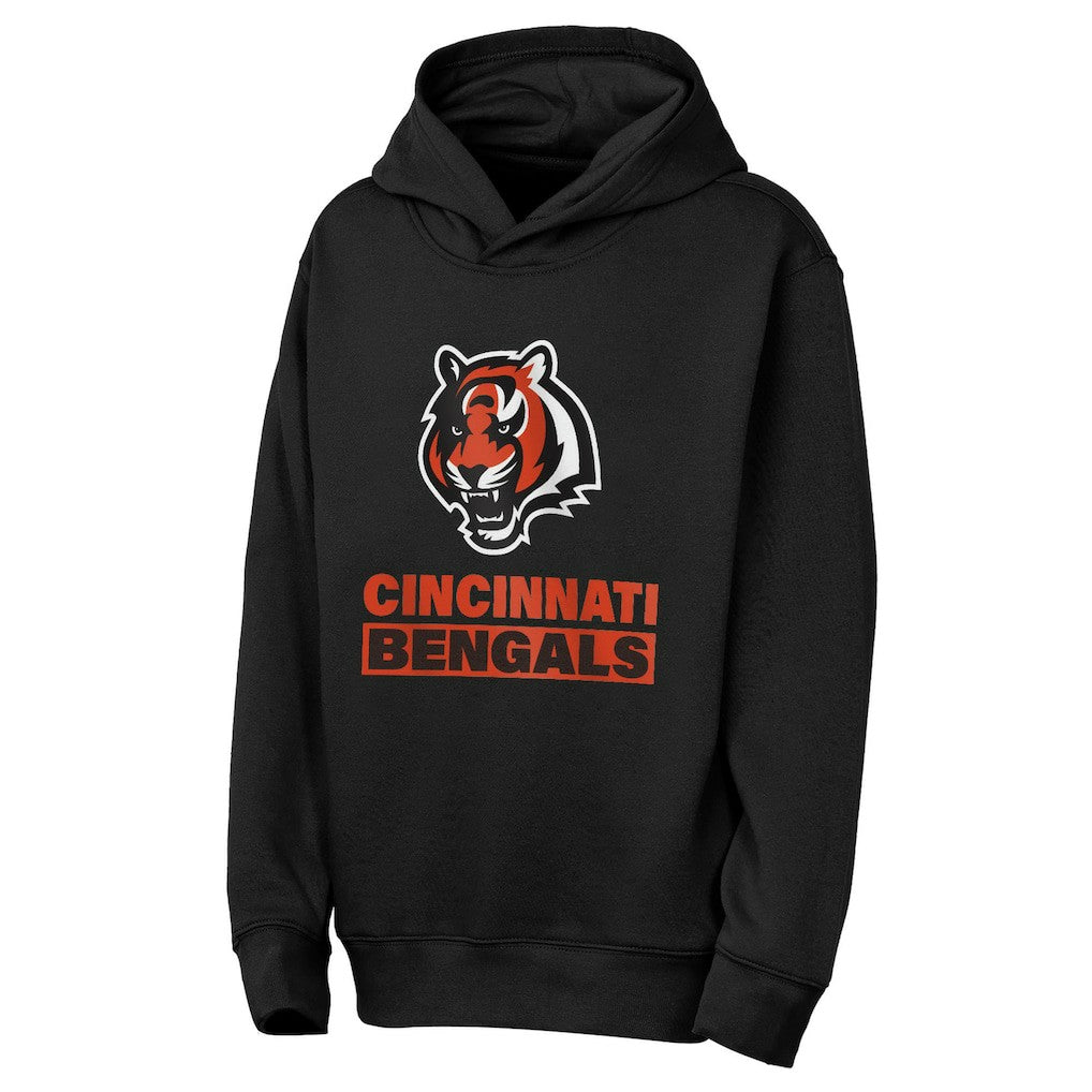 Cincinnati Bengals Outerstuff Youth Back to Basics Hoodie - Black online