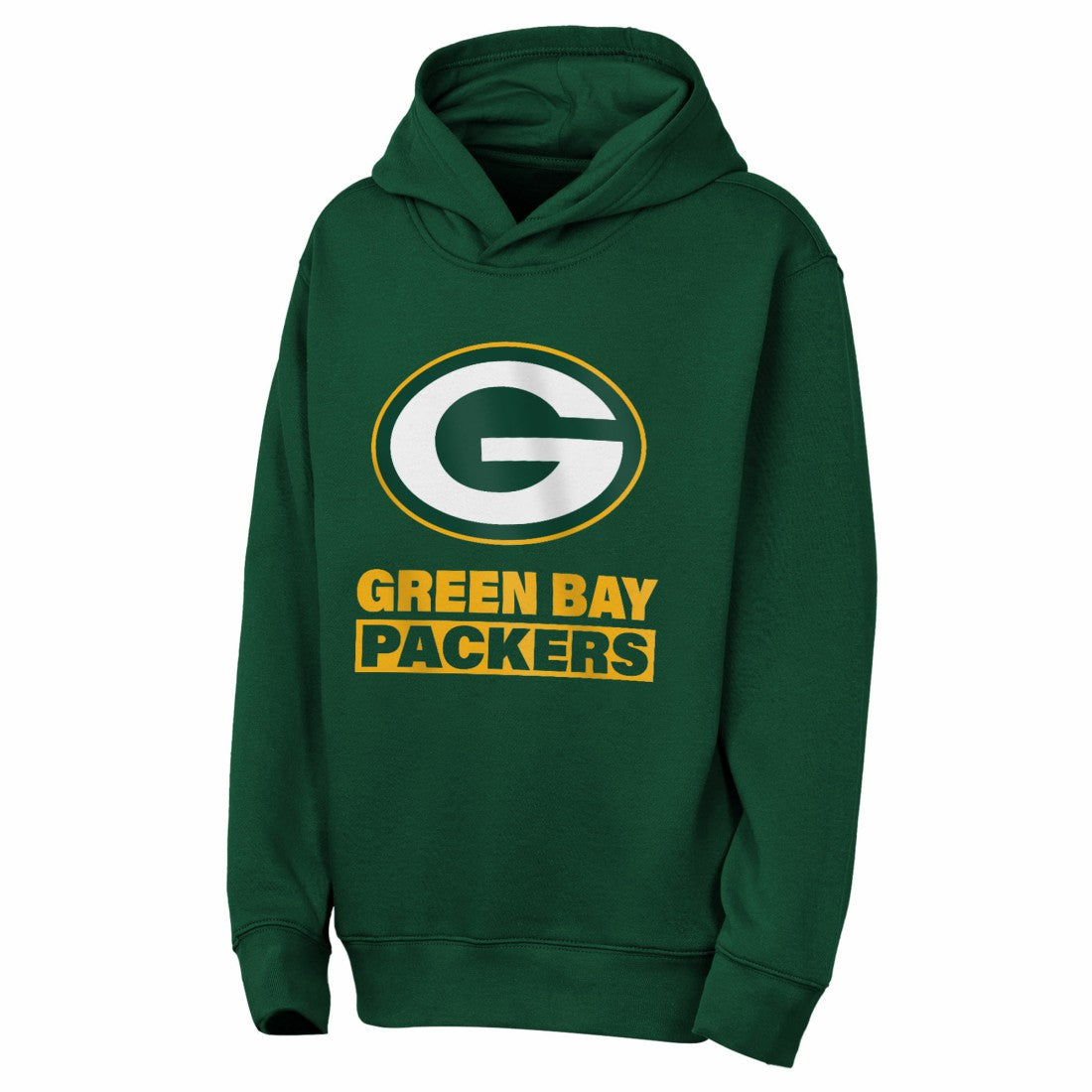 Green Bay Packers Outerstuff Youth Back to Basics Hoodie - Green cheap