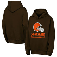 Cleveland Browns Outerstuff Youth Back to Basics Hoodie - Brown online