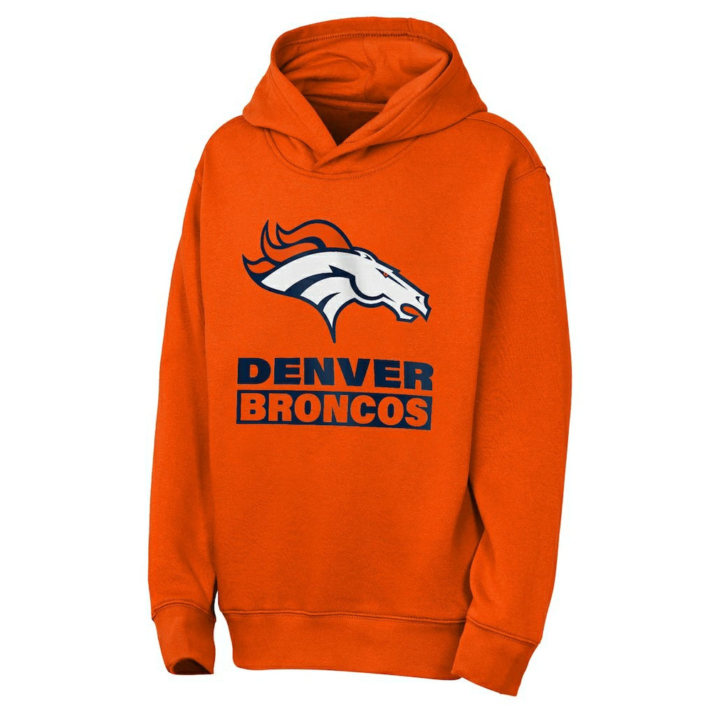Denver Broncos Outerstuff Youth Back to Basics Hoodie - Orange for sale