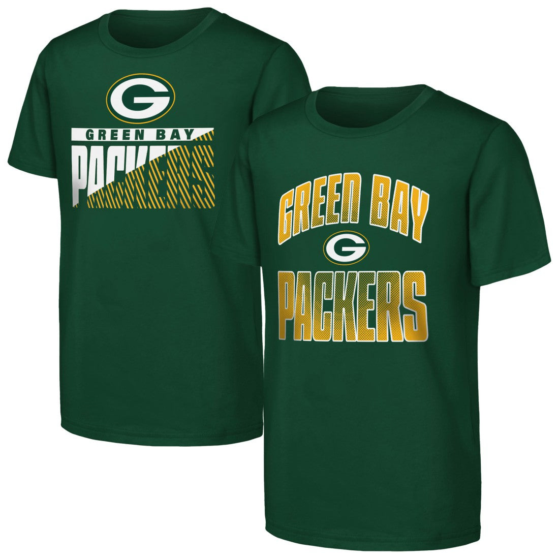 Green Bay Packers Outerstuff Youth Never Quit 2-Pack T-Shirt Set - Green online