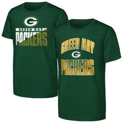 Green Bay Packers Outerstuff Youth Never Quit 2-Pack T-Shirt Set - Green online