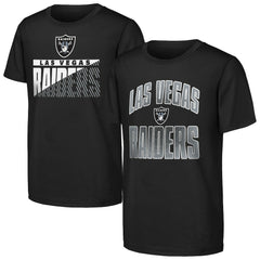Las Vegas Raiders Outerstuff Youth Never Quit 2-Pack T-Shirt Set - Black cheap