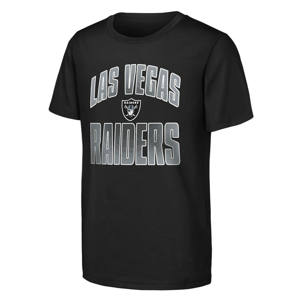 Las Vegas Raiders Outerstuff Youth Never Quit 2-Pack T-Shirt Set - Black cheap
