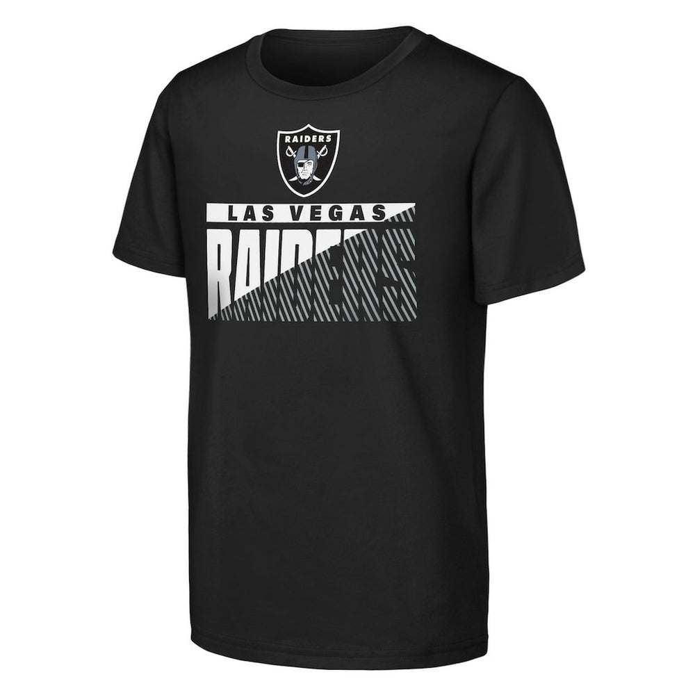 Las Vegas Raiders Outerstuff Youth Never Quit 2-Pack T-Shirt Set - Black cheap