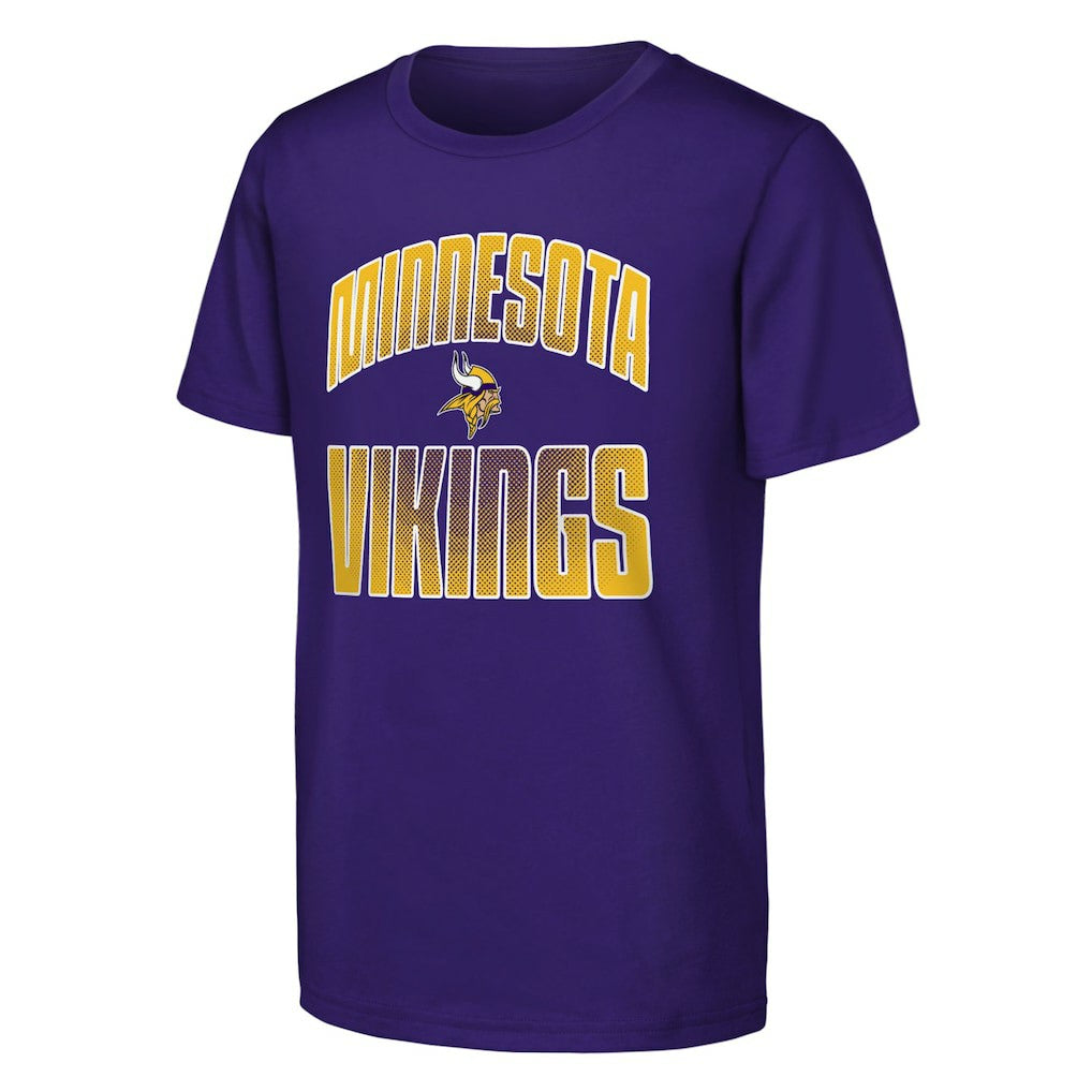 Minnesota Vikings Outerstuff Youth Never Quit 2-Pack T-Shirt Set - Purple on sale