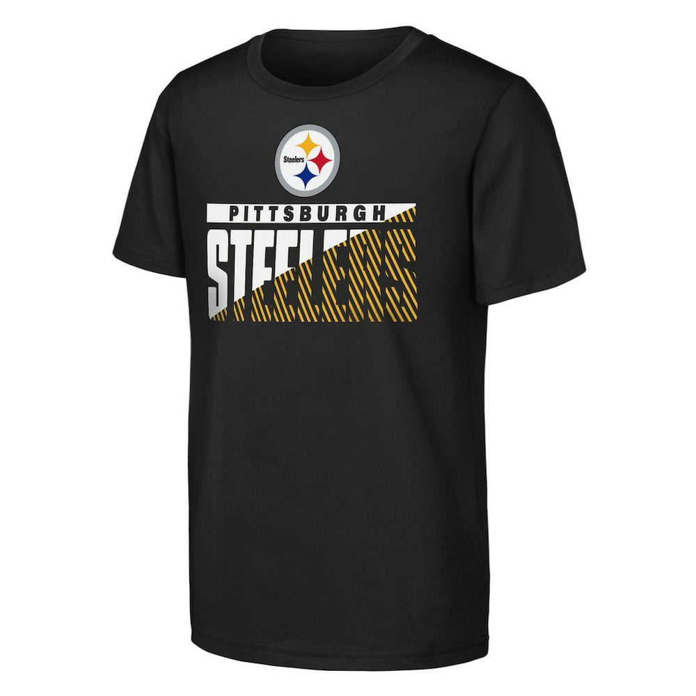 Pittsburgh Steelers Outerstuff Youth Never Quit 2-Pack T-Shirt Set - Black cheap