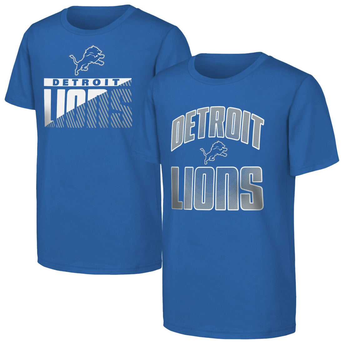 Detroit Lions Outerstuff Youth Never Quit 2-Pack T-Shirt Set - Blue discount