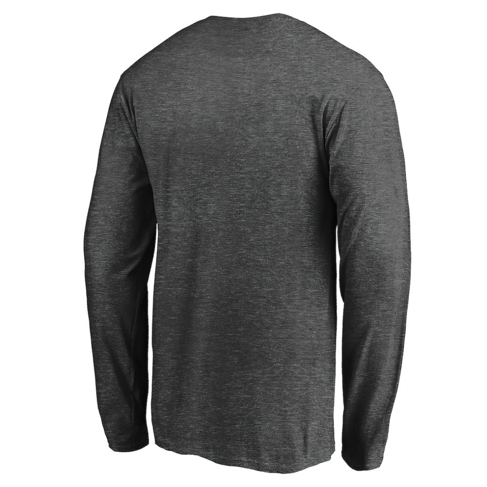 Dallas Stars Fanatics Logo Long Sleeve T-Shirt - Charcoal T-shirts