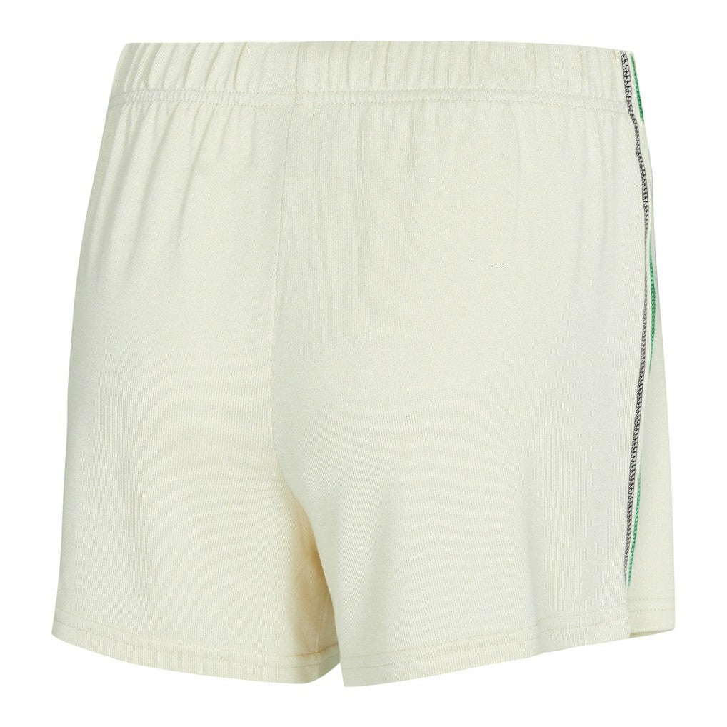 Boston Celtics Concepts Sport Women's Kaki Hacci Knit Long Sleeve Top & Shorts Set - Cream cheap