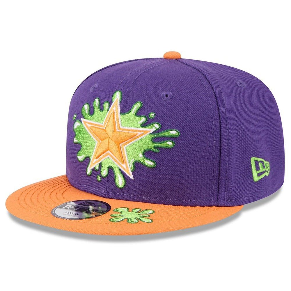 Dallas Cowboys New Era Youth Nickelodeon Slime 9FIFTY Snapback Hat - Purple/Orange sale
