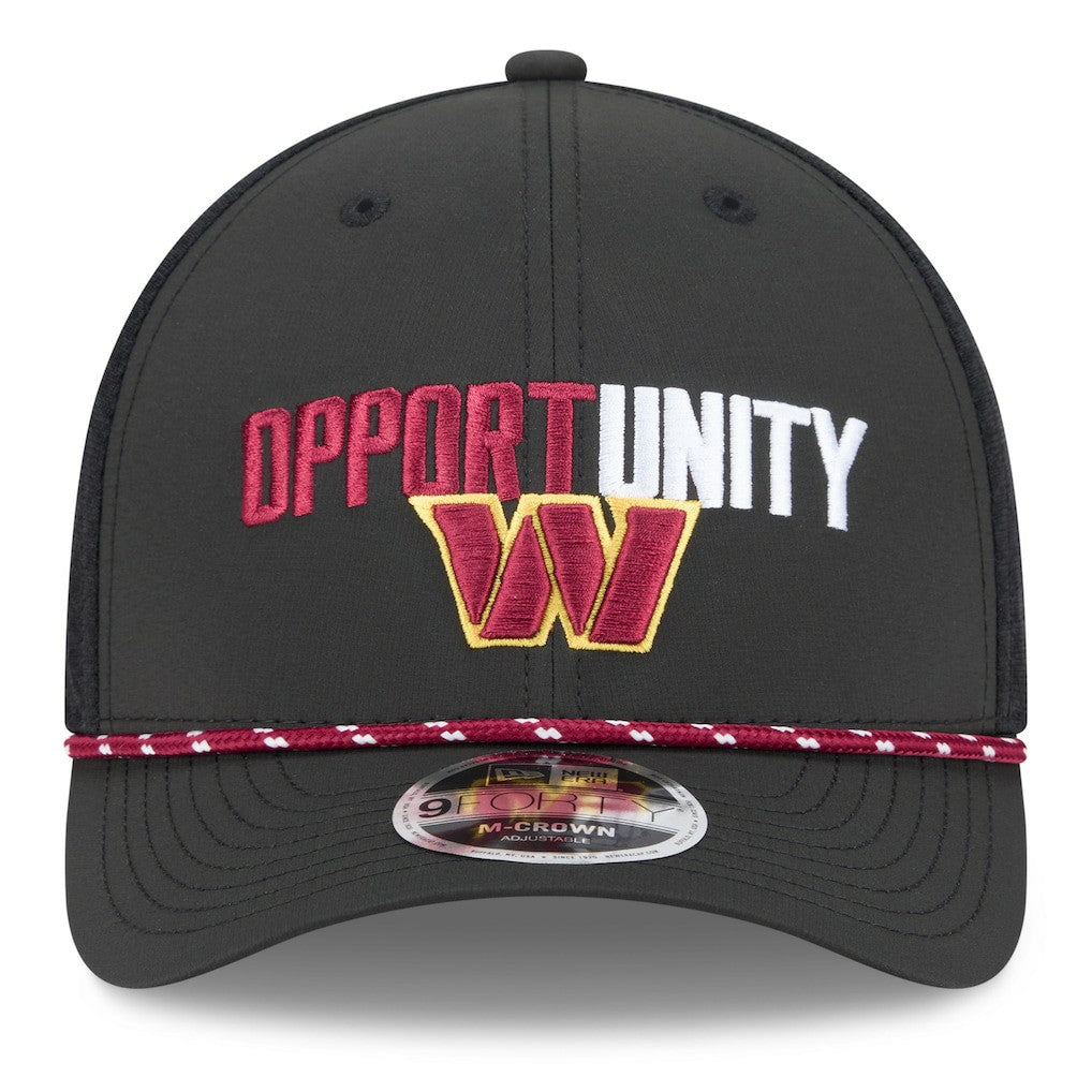 Washington Commanders New Era 2025 Inspire Change 9FORTY M-Crown Adjustable Hat - Black sale